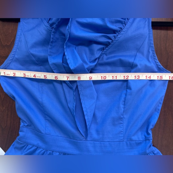 BB Dakota by Steve Madden Blue Ruffle Mini Dress - Picture 4 of 7